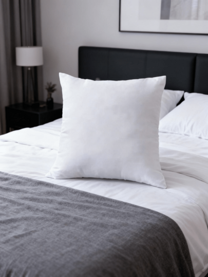 1pc Wit ative Kussen Moderne Polyester Fiber Rectangle High Elastic Core Lumbar Pad, Convenient Home, Office, Camping, Bedding, Inserts, Pillows Bed