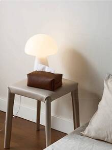 1 件时尚简约皮革纸巾盒，高品质家居/酒店/餐厅餐巾架 - 彩色 - 查看 3