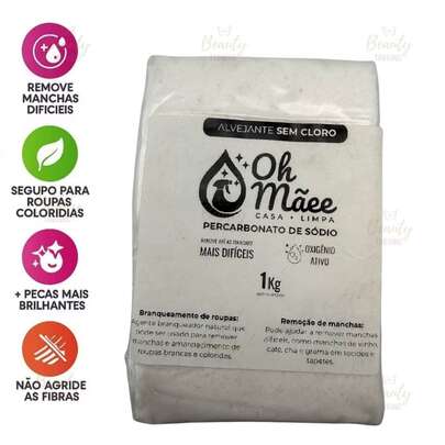 Percarbonato de Sódio 100% Puro Limpeza  em Geral 1kg