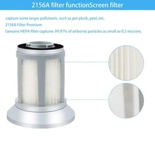 2 Replacement Vacuum Filters Compatible With 2156, 2156A, 1665, 16652, 1665W Zing Canister Vacuum Cleaners, Replacement Part 1613056
