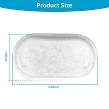 Katzenbrunnen Filter, passend für 64oz/2L Edelstahl Katzenbrunnen, 3.2L/12oz Haustier Brunnen