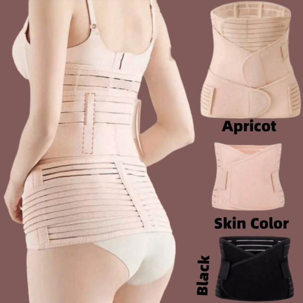 3-Zoll-Bauchstützgürtel, Schwangerschaftsbauchband, Beckengurt, Taillenformer, Erholungswickel, Formender Gürtel