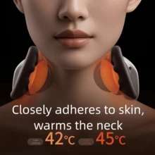 Brand New Mini Neck & Shoulder Massager, Designed To Improve Blood Circulation, Simulating Manual Massage Techniques. Lightweight And Portable, Can Massage The Neck And Trapezius Muscles. Features 2000mAh Large Capacity Battery, Heating Massage Head, 3 Adjustable Massage Intensity Levels, And Type-C Charging Port. An Ideal Gift For Birthdays, Holidays, And Festivals. - Multicolor - View 9