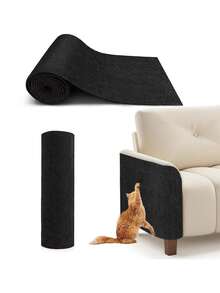 1pc Trimmable Self-Adhesive Cat Scratch Pad, Furniture/Carpet Protector, Suitable For Indoor Use, Can Replace Carpet On Cat Tree/Post, Customizable Cat Scratch Mat - Multicolor - View 16