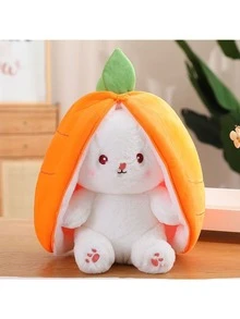 دمية الأرنب الطماطم المتحولة ألعاب الجزر هدايا وسائد رمي، الأرنب المتحول الجميل، حب، آه