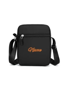 A Custom Chest Bag With A Personalized Name Or Holiday Message. Customize Your Own Bag. Back-To-School Waist For Boys And Girls, Back-To-School Bag, Crossbody Suitable Daily School Trips Vacations, Nylon Zipper Closure - Multicolor - View 24