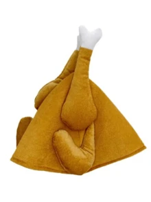 1 Stück - Thanksgiving europäischer und amerikanischer Karneval Hühnerbein Hut Truthahn Hut Erwachsenen Hut, Stirnband, Weihnachtsparty Verkleidung Geschenk