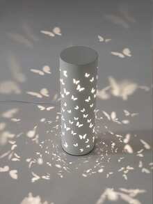 1 Stück USB betriebene Schmetterling Projektionslampe, moderner vintage Ästhetik, hochwertige minimalistische Dekorationslampe, geeignet für Schlafzimmer, Nachttisch, Schreibtisch