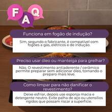 TopGrill 32cm Nonstick Smokeless Stovetop Barbecue Grill Meat Chicken Fish Vegetables Practical Home Kitchen Portable Grill - 黑色 - 查看 7