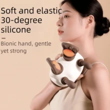 Brand New Mini Neck & Shoulder Massager, Designed To Improve Blood Circulation, Simulating Manual Massage Techniques. Lightweight And Portable, Can Massage The Neck And Trapezius Muscles. Features 2000mAh Large Capacity Battery, Heating Massage Head, 3 Adjustable Massage Intensity Levels, And Type-C Charging Port. An Ideal Gift For Birthdays, Holidays, And Festivals. - Multicolor - View 5