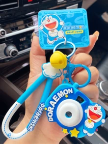 Doraemon Projector Camera Keychain, Creative Light-Up Toy With Fun Projection Feature, Perfect For Kids & Fans, Unique Collectible Item With Classic Doraemon Design, Add A Touch Of Playfulness To Keys Or Bags, Ideal Gift For Doraemon Lovers - Doraemon Projector Camera Pendant - View 6