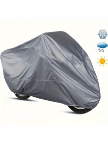 All-Season Motorcycle/Bicycle Single-Layer Rain Cover, Waterproof, UV Protection, Snow Protection, Dust Protection, Suitable For Motorcycles And Bicycles - Multicolor - View 10