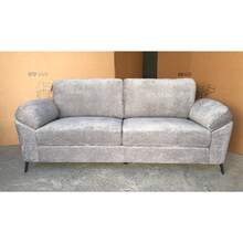 Juego de sala moderno con 2 sillones en gris oxford, muebles de sala de estar contemporáneos, cómodos y resistentes, diseño actual, fácil de combinar e instalar - Gris - Ver 6