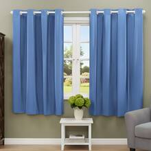 Blackout Curtain Cuts 100% Sunlight Blackout 2.20 X 1.30 Living Room Bedroom Various Colors Exclusive - 淺藍色 - 查看 2
