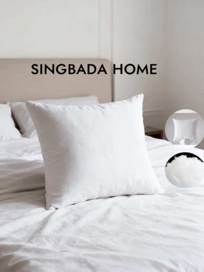 100% Micro Polyester Throw Pillow – 45*45cm – 400g – Made In Turkey – Soft & Durable Cushion