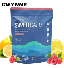 Gwynne Supercalm bebida en polvo nutricional 20 unidades suplemento relajante nutrición bienestar saludable fácil disolver vitaminas minerales descanso sueño manejable paquete práctico - Otros - Ver 1