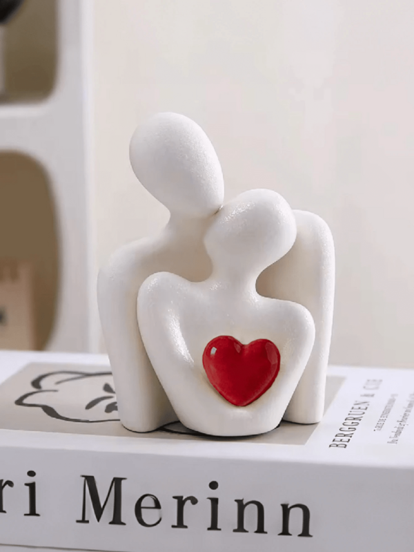 1pc Nordic Minimalist Style Double-Person Abstract Pattern Decorative Item, Suitable For Decoration Of Family Niches, Shoe Cabinets And TV Cabinets, Also Applicable For Table Decoration, Romantic Decoration Of Bedrooms, Living Room Decoration, Valentine's Day Gifts. It Is Suitable To Be Given As A Birthday Gift Or Holiday Gift For Your Girlfriend.