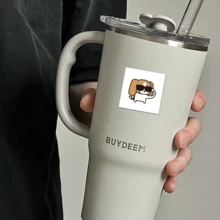 500 szt./rolka naklejek Beagle, winylowych naklejek Beagle, odpowiednich do butelek z wodą, laptopów, walizek, telefonów komórkowych, prezentów na imprezy i do kolekcjonowania przez nastolatków - Wielokolorowe - Zobacz 2