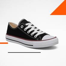 Women's Retro Sneakers – Comfort, Style And Grip With Rubber Sole - Black - View 2