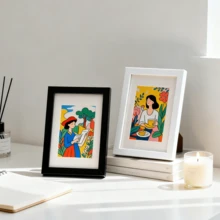 Wood Grain Photo Frame (12x16/12x12/6x6) With Mat/Rotating Button/Widening Bar/Corner Guard, 30x40/30x30/15x15cm Photo Frame For Wall Use, Made Of Selected Versatile High-Quality Natural Wood Grain, Classic/Simple/Country Style/Retro/Versatile, Suitable For Holiday Gifts For Family/Friends/Elders/Children