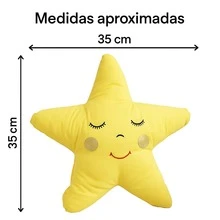 Laura Baby Decorative Star Cushion 100% Cotton - Piquet trắng - Xem 3