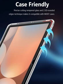 适用于 Galaxy / IPad / Honor Pad / OPPO Pad / VIVO Pad / Mi Redmi Pad / Lenovoo Tab Pad / MatePad 的隐私屏幕保护膜，适用于平板电脑的防窥钢化玻璃膜保护膜 - 黑色 - 查看 9