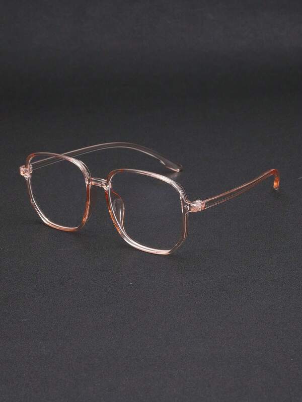 1 par de óculos minimalistas de metal 2025 sem receita, adequados para leitura, escritório, festa, item de moda, acessório de fotografia