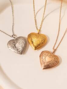 Dây chuyền mặt dây chuyền hình trái tim in ảnh theo yêu cầu, mặt dây chuyền lớn, 6 kiểu dáng, 3 màu, đeo hàng ngày, quà tặng sinh nhật, quà tặng ngày lễ, quà Giáng sinh, dây chuyền cổ điển, quà tặng cho anh chị em, quà tặng bạn thân, quà tặng cá nhân hóa cho phái nữ, quà Giáng sinh in dấu chân thú cưng, quà tặng tưởng niệm khi mất chó mèo, trang sức tưởng nhớ, quà chia buồn cho mẹ, quà sinh nhật tùy chỉnh vàng/bạc/vàng hồng - mặt dây chuyền in chữ cái đầu tên tùy chỉnh bằng bạc/vàng/vàng hồng, trang sức kỷ niệm cho phái nữ, trang sức dành cho phụ nữ. - Nhiều màu - Xem 8