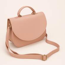 STAR SHOP Women's Small Crossbody Bag Mini Bag With Reinforced Lid - 裸色 - 查看 3