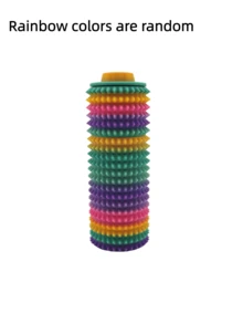 1 件迷你减压玩具，3D 打印尖刺手柄，缓解焦虑的益智玩具，送给成人的独特礼物 - 彩色 - 查看 8