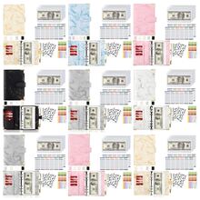 预算活页夹，A6预算计划笔记本，带现金拉链信封，内含12张预算卡和现金信封，用于管理预算和储蓄的预算活页夹 - A6 - 查看 14