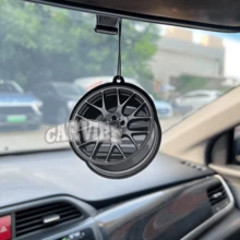 JDM轮毂风格，汽车改装配件装饰设计，车载空气清新剂 - 悬挂式后视镜香氛片，酷炫汽车装饰，纸质车载空气清新剂组合套装（多种款式），送朋友的礼物 - JDN配件 - 查看 5