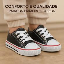 Star Baby Kids' Fashionable Super Comfortable Sneakers Light Promotion - màu đen - Xem 4
