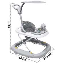 Joykoo Baby Walkers - 灰色 - 查看 5