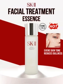 SK-II 面部护理精华，有 30/75/230 毫升三种规格可选，蕴含超过 90% 的优质 PITERA 精华，平衡肌肤水分和油脂，均匀肤色，改善暗沉，质地轻盈，焕发年轻光彩，适合所有年龄和肤质，是理想的日常护肤之选。 - SK2神仙水 - 查看 2