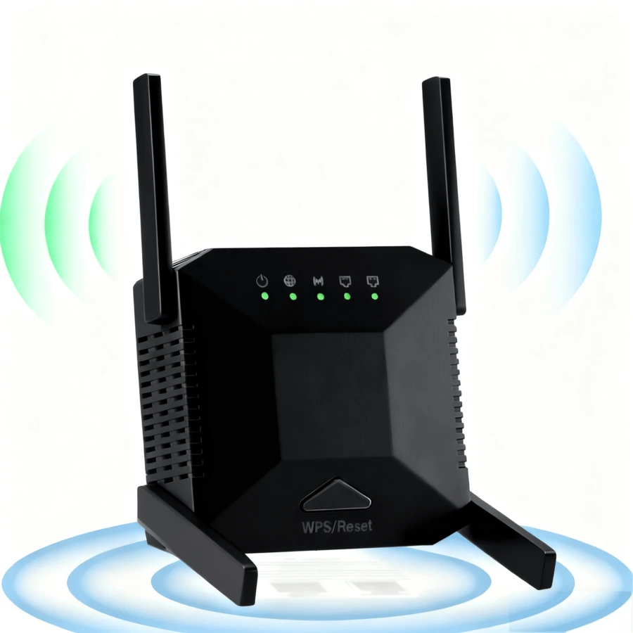 2025 Fastest WiFi Extender, Dual Band 2.4/5.8GHZ WiFi Internet Booster For Home Wireless,WiFi Extender Signal Booster Up To 5000sq. Ft And 52 Devices, WiFi Range Extender, Wireless Internet Repeater, Long Range Amplifier With Ethernet Port, 1-Key Setup, Access Point, Alexa Compatible