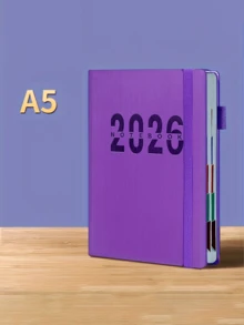 2026 Neuer Tagesplaner Notizbuch: Selbstdisziplin, Zeitmanagement, Terminorganisation, Effizienzsteigerungswerkzeug, Erwachsenen Büro/Studien Organizer, visualisierte Planung, strapazierfähiges Material, Zielverfolgung, ideales Weihnachtsgeschenk für beschäftigte Menschen. Anwendbare Szenarien: Arbeitsplan, Studienplan, Lebensplanung, Schule, Büro, Zuhause - Verschiedenfarbig - Übersicht 11
