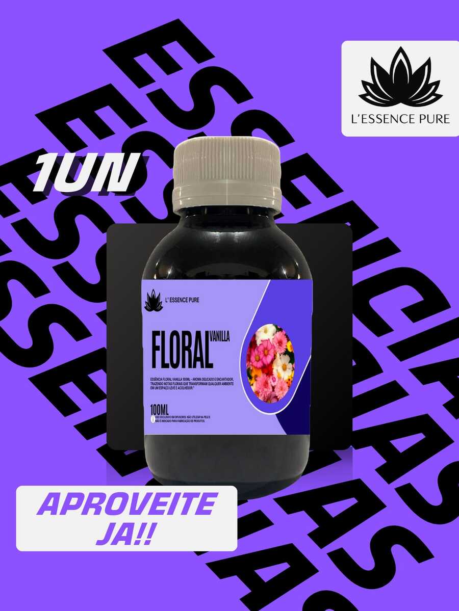 100ml Water-Soluble Essence For Humidifiers/Diffusers +10 Aromas - Economical Packaging - 09.09 - VAINILLA FLORAL | 100ML ÁMBAR - Ver 1