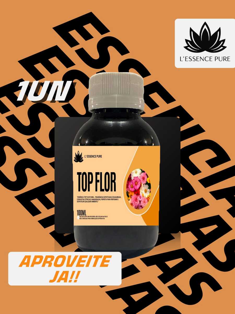 100ml Water-Soluble Essence For Humidifiers/Diffusers +10 Aromas - Economical Packaging - 09.09 - TOP FLOR | 100ML 琥珀色 - 查看 1
