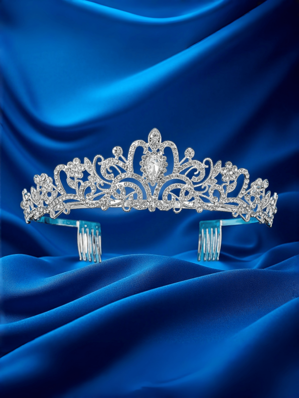 Sparkling Bridal Crown, Luxurious & Elegant Wedding Hair Accessories, Graduation Headpiece
