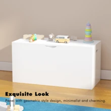 Kids Toy Storage Organizer With Rolling Drawer – Modern Wooden Toy Chest With Wheels, Large Pull-Out Bin For Nursery, Bedroom Or Playroom - Kids Toy Storage Organizer - View 9