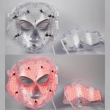 Facial Red Light Therapy, 7-Color LED Mask, 630nm Near-Infrared, Red Light Therapy Mask Skin Care Device, Facial Skin Care Tool - 彩色 - 查看 4