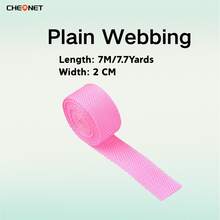 1pc PP Webbing Canvas Polyester Ribbon, Suitable For Backpack Binding, Bag Crafts DIY, Belt Bags, Pet Supplies
