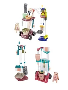 8/18pcs Kids Pretend Play Cleaning Toy Set | Mini Household Tool Kit, Including Broom, Mop And Bucket, Suitable For Role Play Learning | Children's Day & Graduation Gift (Accessories Random) - Multicolor - View 7