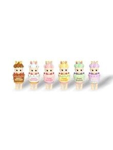 SONNY ANGEL Bộ quà tặng sinh nhật - Hộp bí ẩn hình nhân vật, đồ trang trí dễ thương và sưu tầm, món quà sinh nhật và lễ hội hoàn hảo, mùa lễ hội âm nhạc/đám cưới, hàng chính hãng 100% (trọn bộ) - Trọn bộ - Xem 3