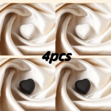 2/4 piezas Clips magnéticos con forma de corazón para bufandas, Alfileres magnéticos multiusos para bufandas de mujer, Clips magnéticos de corazón de colores, Accesorios duraderos para bufandas, Adecuados para usar a diario