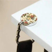 1pc Foldable Wallet Hook, Women's Bag Desktop Decor, Decorative Desktop Hanging Accessory, Portable Anti-Slip Wallet Hanger, Suitable For Desktops, Wallet Racks, Halloween, Christmas, Christmas Gift - Multicolor - View 7