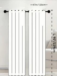 1 片/2 片网格状半透明薄纱窗帘，简约半透明穿孔设计窗帘，适用于客厅、阳台和卧室的装饰，客厅窗帘，卧室窗帘，厨房，多用途装饰窗帘。 - 橘色 - 查看 10