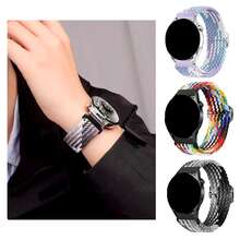 3 paquetes de correa elástica trenzada y ventilada compatible con Apple Watch Series 11 de 42 mm y 46 mm para hombres y mujeres, estilos deportivos y de ocio compatibles con Ultra de 49 mm, 45 mm, 44 mm, 46 mm, 42 mm, 41 mm, 40 mm y 38 mm, Ultra 2/Ultra, correa de nailon elástico tejido suave y casual, compatible con cierre de bucle único ajustable Series 11/10/9/8/7/6/5/4/3/2/1/SE