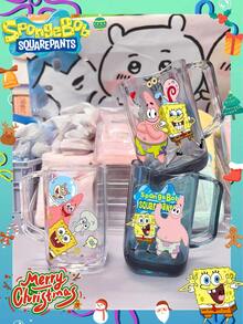 SpongeBob SquarePants 1 chiếc cốc súc miệng SpongeBob dày dặn, có thể dùng làm chậu rửa mặt, giá đựng bàn chải đánh răng, cốc súc miệng bằng nhựa, họa tiết hoạt hình, phù hợp cho cả nam và nữ, dễ thương khi đánh răng, vật trang trí tiệc tùng tuyệt vời cùng bạn bè, cũng là một món đồ trang trí tiệc xuất sắc. - Nhiều màu - Xem 4